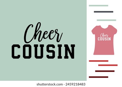 Diseño de camiseta Cheer primo 