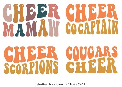 Salud Mamá, Capitán de la compañía Cheer, Alegría de los escorpiones, Camiseta retro de los Cougars