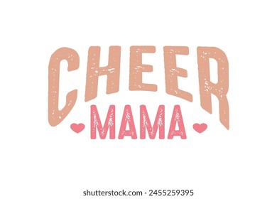 Diseño de camiseta del Día de la Madre de Cheer Mama