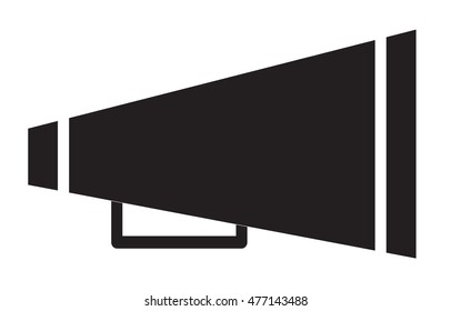 Cheer megaphone icon. 