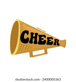 Cheer megaphone icon clipart avatar logotype isolated vector illustration