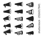 Cheer Megaphone Icon SVG