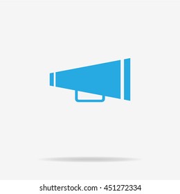 Cheer megaphone icon. Vector concept illustration for design.