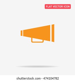 Cheer megaphone icon. Vector concept illustration for design.