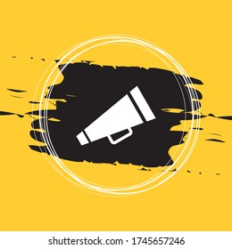 Ilustración vectorial del icono Megáfono Cheer Eps10