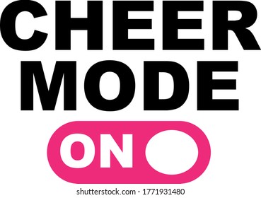  Cheer mode on quotes vector