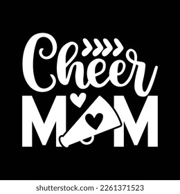 Cheer Mom Cute Slogan Printed