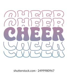 Cheer Quotes Text Design Sublimation