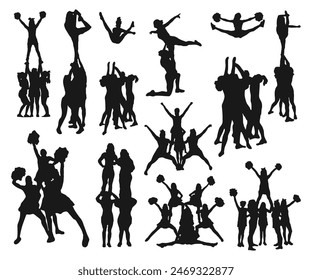 Cheer Stunt , Cheerleader , Cheer Stunt Vector