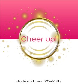 Cheer up, Beautiful greeting card poster