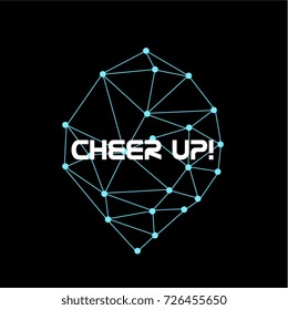 Cheer Up, Beautiful greeting card poster