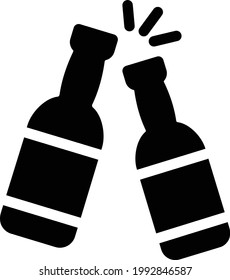 icono de color de glifo vectorial animador