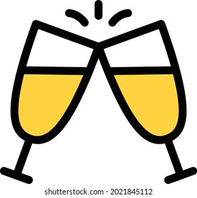 cheer vector illustration isolated on a transparent background . colour vector icons for concept or web graphics.