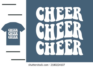 Cheer vibes t shirt design