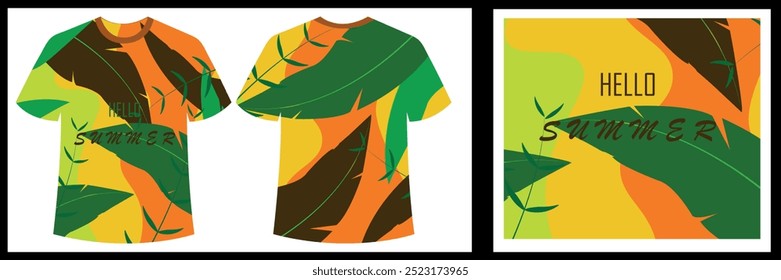 cheerful beach t-shirt design with skeleton lying in coffin and drinking coconut juice with vintage illustration