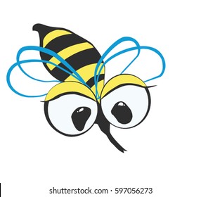 Cheerful bee