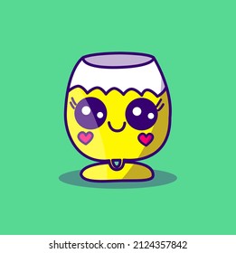 Cheerful beer glass, for various types of use