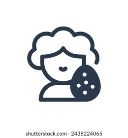 Cheerful Boy in Easter Day