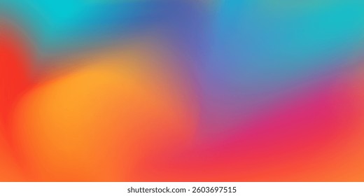 Cheerful and bright gradient background with a blend of orange, yellow, and pink. Ideal for summer or travel modern