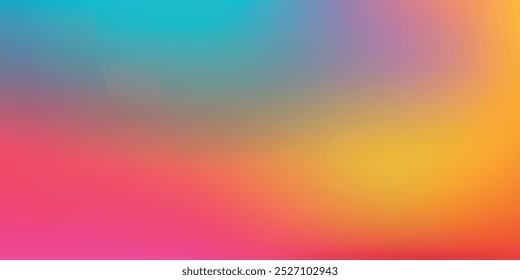 A cheerful and bright gradient background with a mix of orange, yellow and pink. Ideal for summer or travel themes. modern.