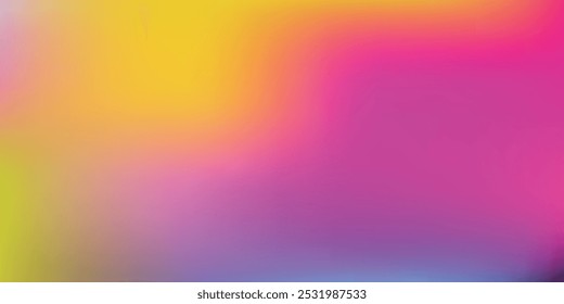 A cheerful and bright gradient background with a mix of orange, yellow and pink. Ideal for summer or travel themes. modern.