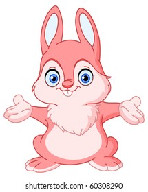 Cheerful bunny