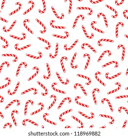 Cheerful candy cane background/ seamless pattern