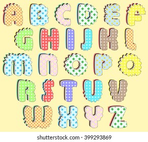 Cheerful children's alphabet