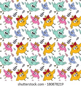 cheerful children's drawing