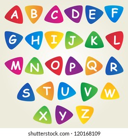 Cheerful children's font design congratulations