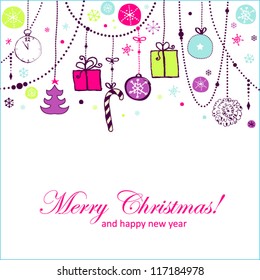 Cheerful Christmas card