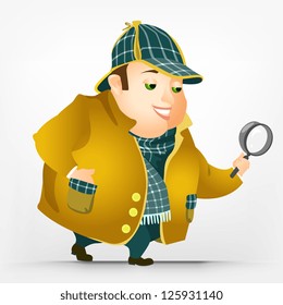 Cheerful Chubby Man