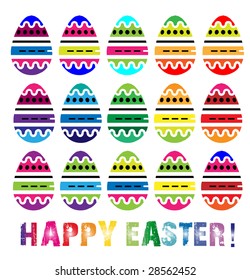 Cheerful collection of Easter eggs ( Part2!!!).  Continuation of these subjects look in my portfolio
