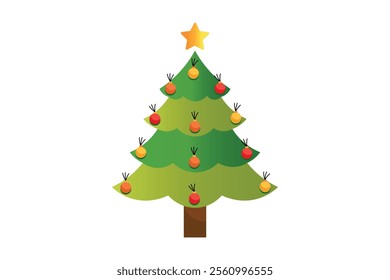 Cheerful Colorful Pine Trees to Welcome Holiday Guests, holiday decor, colorful decorations, winter decoration, seasonal decor, festive atmosphere, festive colors, colorful foliage, winter celebration