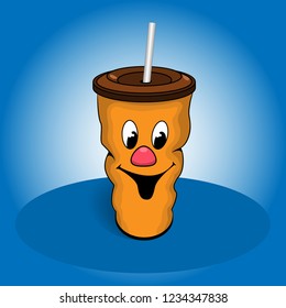 cheerful cup of coffee