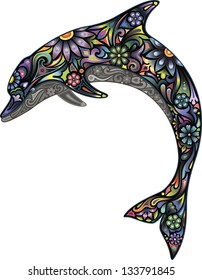 Cheerful dolphin