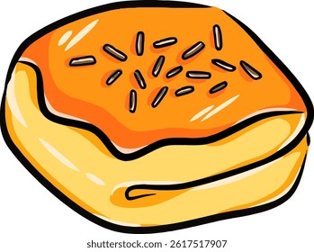 A Cheerful Donut Delight, bollen banana pastry
