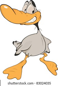The cheerful duckling
