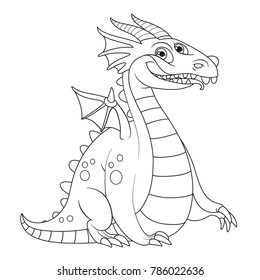 5,857 Dragon coloring pages Images, Stock Photos & Vectors | Shutterstock