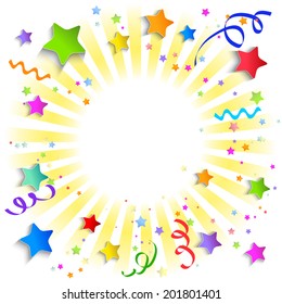 cheerful festive background. vector illustration