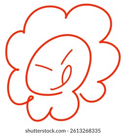 Cheerful flower stamp vector for praising students!Perfect for worksheets,notebooks,classroom boards,and cheerful communication tools.