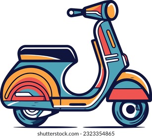cheerful and fun means of transport
