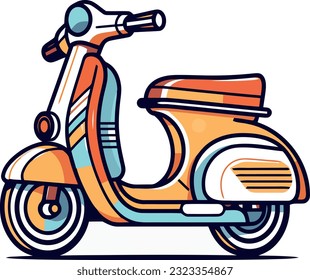 cheerful and fun means of transport