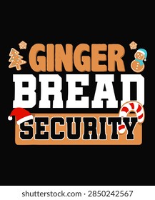 Cheerful Gingerbread Security Squad Ready For Sweet Holiday Fun With Festive Cookies And Candy Cane Treats