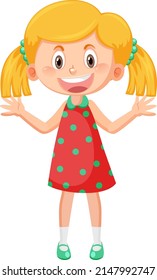 864 Blonde girl with pigtails cartoon Images, Stock Photos & Vectors ...