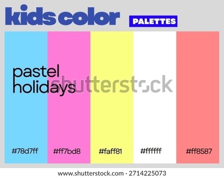 Cheerful harmony designed for children showcasing delightful balanced palette inspiring imagination creativity fun learning everyday