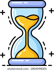 Cheerful Hourglass for Time Bonus Asset