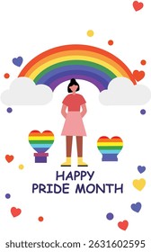  cheerful illustrations commemorating Pride Month