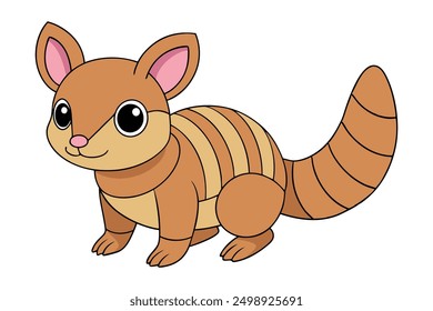 Cheerful Kawaii Numbats Vector Illustration