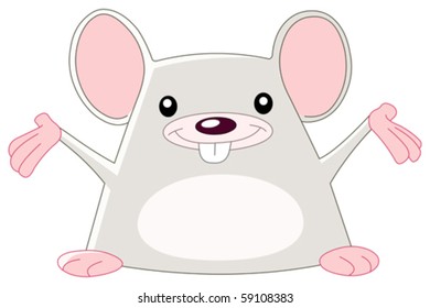 cheerful mouse